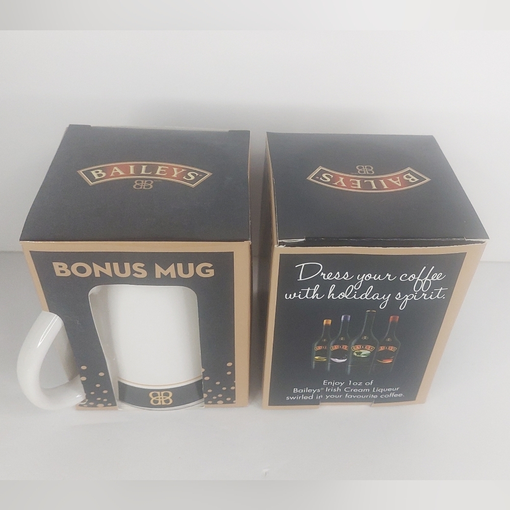 2 Baileys Mugs NEW in Boxes **Great Gift** Also Perfect For A Couple